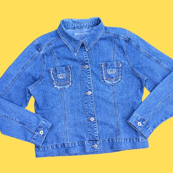 SOLD Handmade, Upcycled Freddie Mercury, Queen Denim Jacket Size XL - Picture 2 of 4